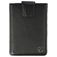 Valenta Card Case Pocket Echtleder Kartenetui - 8 Karten - Schwarz
