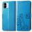 Mobigear Clover Xiaomi Redmi A1 4G Hülle Klapphülle Geldbörse - Blau