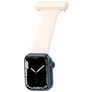 Mobigear Clip Krankenschwester Apple Watch Armband Pin-Verschluss - 49/46/45/44 mm - Weiß