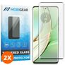 Mobigear Premium Motorola Edge 40 Panzerglas Gehärtetes Glas Displayschutz - Hüllenfreundlich - Schwarz (2er Pack)