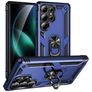 Mobigear Armor ring Samsung Galaxy S25 Ultra Hülle Hardcase Backcover Stoßfest mit Ringhalter - Blau