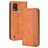 Mobigear Sensation Nokia C21 Plus Hülle Klapphülle Geldbörse - Braun