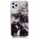 Mobigear Marble iPhone 11 Pro Hülle Flexibles TPU Backcover - Schwarz / Weiß