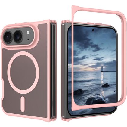 Mobigear Shockproof iPhone Duo MagSafe Hülle Hardcase Backcover - Pink