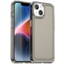 Mobigear Crystal iPhone 15 Plus Hülle Flexibles TPU Backcover - Grau