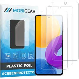 Mobigear Samsung Galaxy M52 Displayschutz Schutzfolie - Hüllenfreundlich (3er Pack)