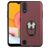 Mobigear Armor Ring Samsung Galaxy A01 Hülle Hardcase Backcover Stoßfest mit Ringhalter - Rot