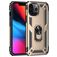 Mobigear Armor Ring iPhone 13 Pro Max Hülle Hardcase Backcover Stoßfest mit Ringhalter - Gold