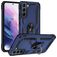 Mobigear Armor Ring Samsung Galaxy S22 Hülle Hardcase Backcover Stoßfest mit Ringhalter - Blau