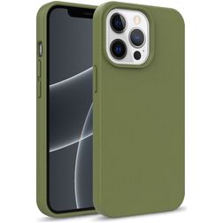 Mobigear Bio iPhone 14 Hülle Umweltfreundliches Backcover - Olive