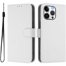 Mobigear Urban Wallet iPhone 16 Pro Max Hülle Klapphülle Geldbörse - Weiß