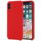 Mobigear Rubber Touch iPhone XS Max Silikon Hülle Backcover - Rot