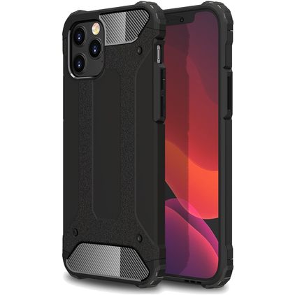 Mobigear Outdoor iPhone 12 Pro Max Hülle Hardcase Backcover Stoßfest - Schwarz