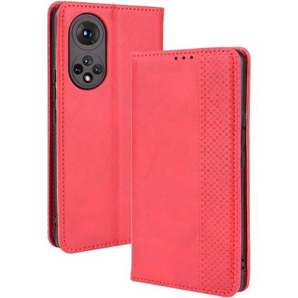 Mobigear Sensation HONOR 50 Hülle Klapphülle Geldbörse - Rot