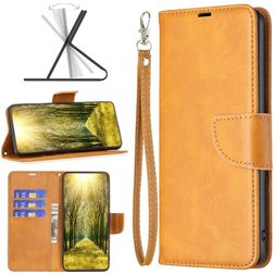 Mobigear Excellent Nokia X30 Hülle Klapphülle Geldbörse - Cognac
