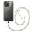 Mobigear Lanyard Verstellbare Universal-Handykette - Grau