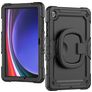 Mobilize Rotating Defender Samsung Galaxy Tab A9 Plus (2023) Hülle Kunststoff,Silikon Backcover + Schulterträger + Ständer - Schwarz