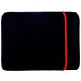 Mobigear Two Way Neopren Laptop Sleeve (max 22 cm x 32 cm) Laptop Hülle - Schwarz / Rot