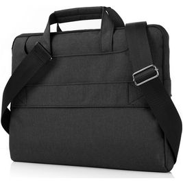 Mobigear Denim Zipper Laptop Umhängetasche 11 - 12 Zoll Laptoptasche - Schwarz