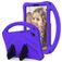 Mobigear AeroArmor Samsung Galaxy Tab A7 Lite Tablet Hülle für Kinder mit Tragegriff + Stifthalter - Lila