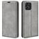 Mobigear Retro Slim HONOR X8 Hülle Klapphülle Geldbörse - Grau