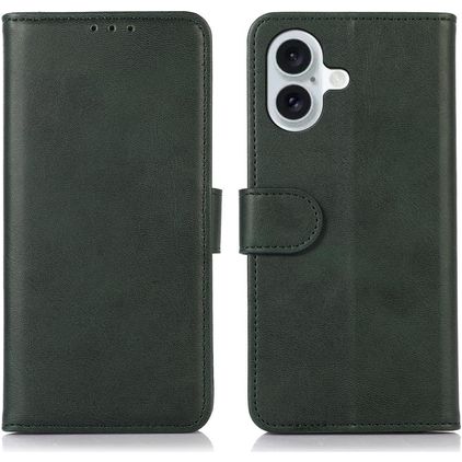 Mobigear Wallet iPhone 17 Hülle Klapphülle Geldbörse - Grün