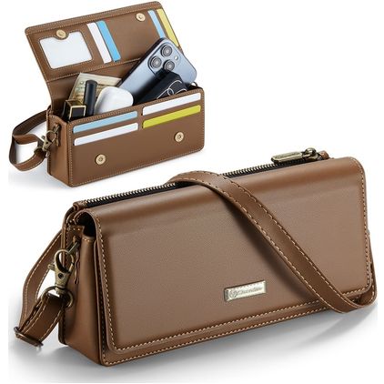 CaseMe ME30 Crossbody Handytasche - Large - Braun