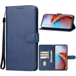 Mobigear Wallet Motorola Edge 40 Hülle Klapphülle Geldbörse - Blau