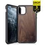 ITSkins HybridFusion iPhone 11 Pro Max Hülle Hardcase Backcover Stoßfest - Dark Wood