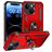 Mobigear Armor Ring iPhone 15 Hülle Hardcase Backcover Stoßfest mit Ringhalter - Rot