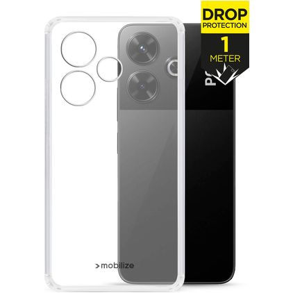 Mobilize Naked Protection Durchsichtig POCO M6 Hülle Hardcase Backcover Stoßfest - Transparent