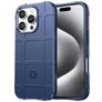 Mobigear Rugged Shield iPhone 16 Pro Max Hülle Flexibles TPU Backcover Stoßfest - Blau