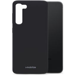 Mobilize Rubber Gelly Samsung Galaxy S23 FE Hülle Flexibles TPU Backcover - Matt Black