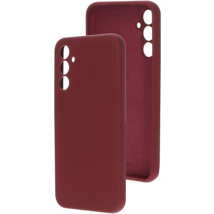 Mobiparts Samsung Galaxy A34 Silikon Backcover - Plum Red