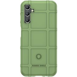 Mobigear Rugged Shield Samsung Galaxy A24 TPU (flexibel) Backcover Shockproof - Grün