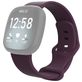 Mobigear Sport Dual Silikon Fitbit Sense Armband Drückerschließe - Lila