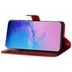 Mobigear Zipper Samsung Galaxy S20 Ultra Hülle Klapphülle Geldbörse - Rot