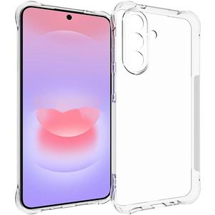 Mobigear Cushion Durchsichtig Samsung Galaxy A27 Hülle Flexibles TPU Backcover - Transparent