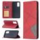 Mobigear Rhombus Slim Samsung Galaxy S20 FE Hülle Klapphülle - Rot