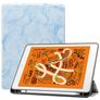 Mobigear Tri-Fold Marble iPad Air 3 (2019) Hülle Klapphülle + Stifthalter - Blau
