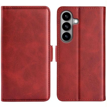 Mobigear Slim Magnet Samsung Galaxy S26 Klapphülle Portemonnaie - Rot