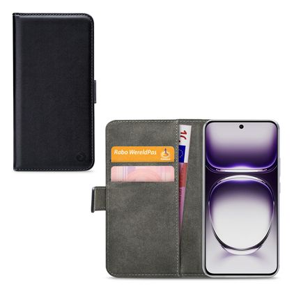 Mobilize Classic Gelly Wallet OPPO Reno 12 Hülle Klapphülle Geldbörse - Schwarz