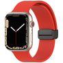 Mobigear Sport Mag Silikon Apple Watch Armband Magnetverschluss - 42/41/40/38 mm - Rot