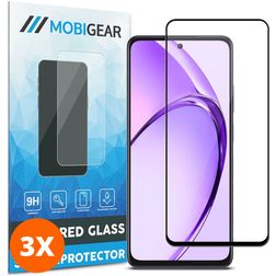 Mobigear Premium OPPO A80 Panzerglas Gehärtetes Glas Displayschutz - Hüllenfreundlich (3er Pack)