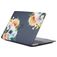 Mobigear Design MacBook Pro 13 Zoll (2016-2023) Hardcase Hülle MacBook Case - Blumen Schwarz - Model A1706 / A1708 / A1989 / A2159 / A2289 / A2251 / A2338
