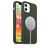 Mobigear Rubber Touch iPhone 12 Mini Silikon MagSafe Hülle Backcover - Grün