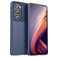 Mobigear Groove Motorola Edge 30 Pro Hülle Flexibles TPU Backcover - Blau