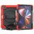 Mobigear SureGrip Xtreme iPad Pro 12.9 Zoll (2018) Hülle Kunststoff,Silikon Backcover + Stifthalter + Schulterträger + Ständer - Schwarz / Rot