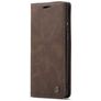 Caseme 013 Samsung Galaxy A71 Hülle Klapphülle Geldbörse - Braun