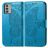 Mobigear Butterfly Nokia G42 Hülle Klapphülle Geldbörse - Blau